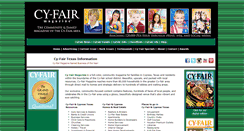 Desktop Screenshot of cyfairmagazine.com